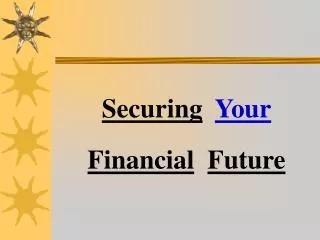 Securing Your Financial Future