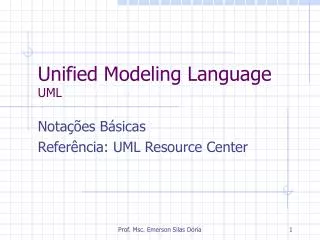 unified modeling language uml