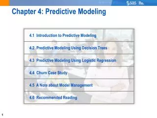 Chapter 4: Predictive Modeling