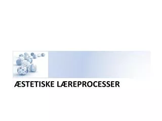stetiske l reprocesser