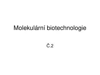 molekul rn biotechnologie