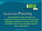 Succession Planning - slide 1