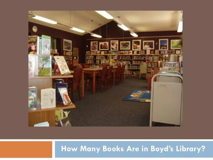how many books are in boyd s library