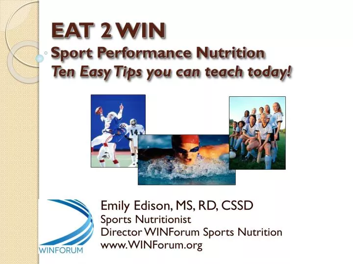 eat 2 win sport performance nutrition ten easy tips you can teach today