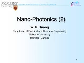Nano-Photonics (2)