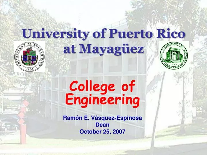 university of puerto rico at mayag ez
