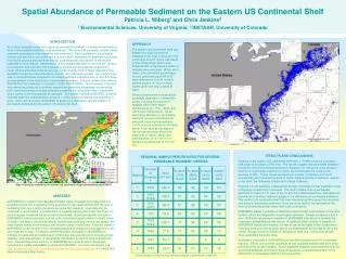 Spatial Abundance of Permeable Sediment on the Eastern US Continental Shelf