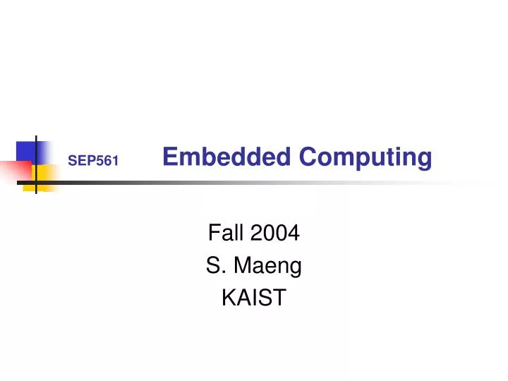 sep561 embedded computing