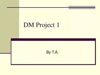 DM Project 1