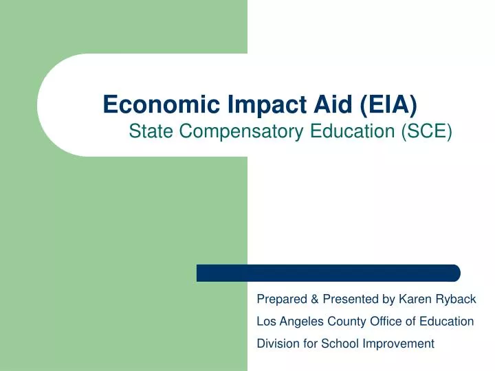 economic impact aid eia