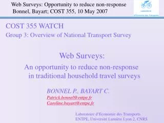 Web Surveys: