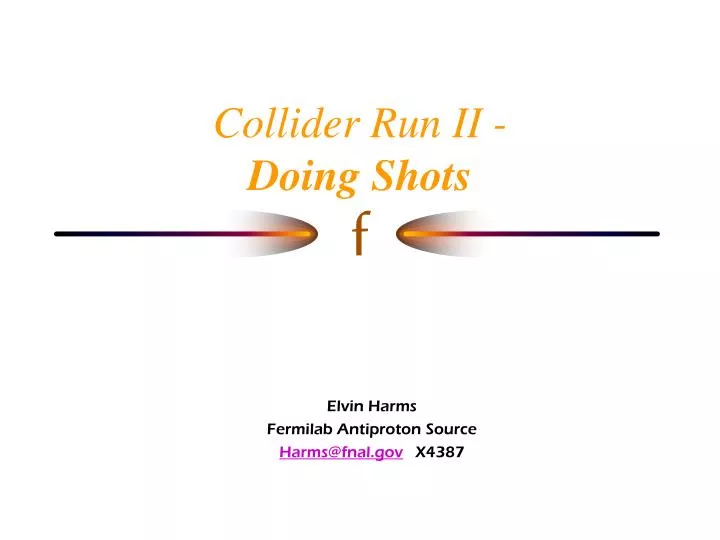 collider run ii doing shots