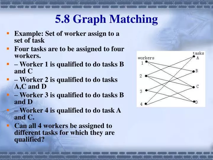 5 8 graph matching