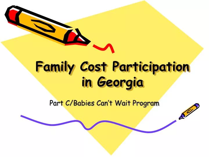 family cost participation in georgia
