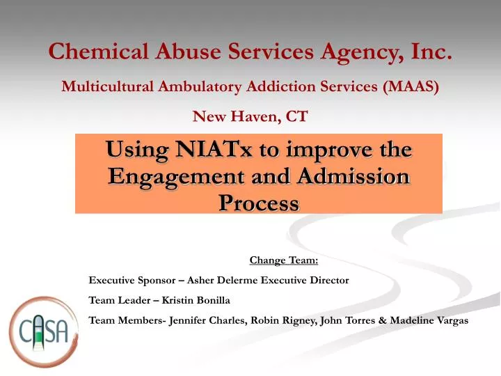 using niatx to improve the engagement and admission process