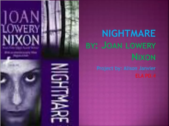 nightmare by joan lowery nixon