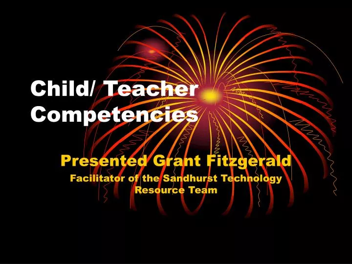 child teacher competencies