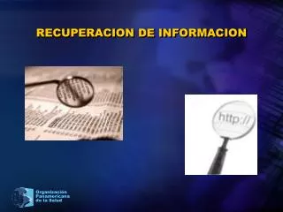 recuperacion de informacion