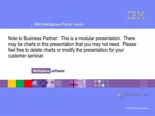 IBM WebSphere Portal Family Strategy and Offerings