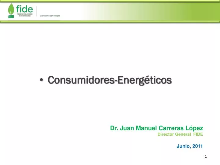 consumidores energ ticos