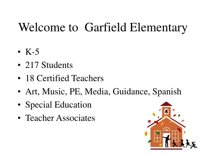 welcome to garfield elementary