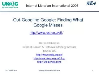 Out-Googling Google: Finding What Google Misses