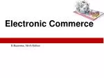 Electronic Commerce - slide 1