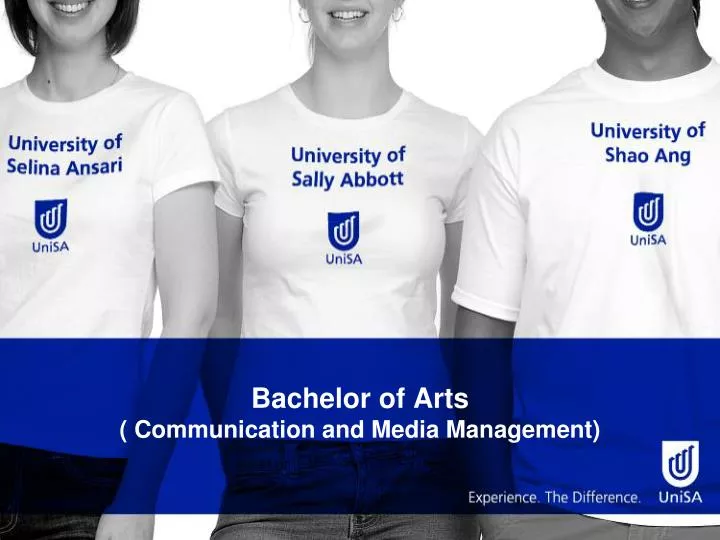bachelor of arts communication and media management