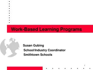 Work-Based Learning Programs
