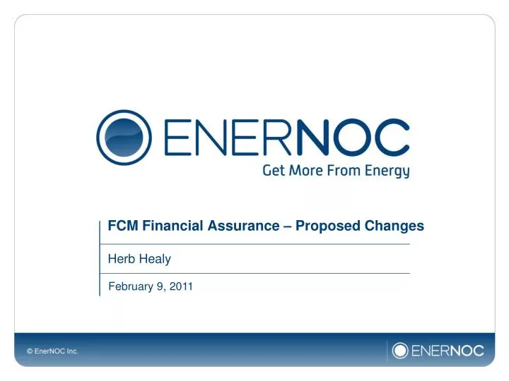 fcm financial assurance proposed changes