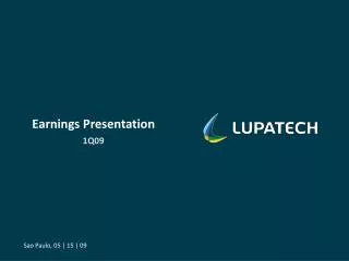 Earnings Presentation