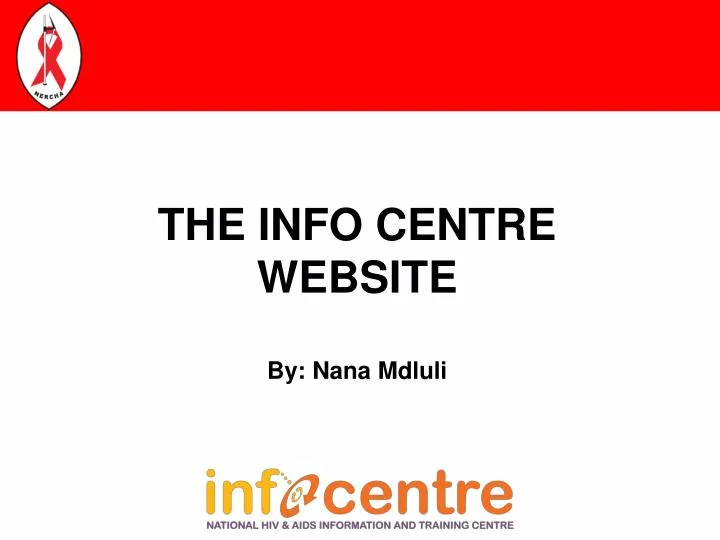 the info centre website by nana mdluli