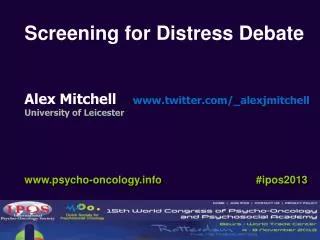 Alex Mitchell twitter/_alexjmitchell University of Leicester