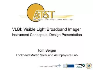 VLBI: Visible Light Broadband Imager
