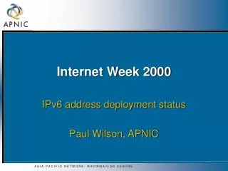 Internet Week 2000