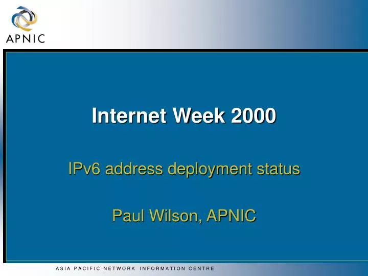 internet week 2000