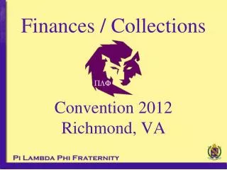 Convention 2012 Richmond, VA