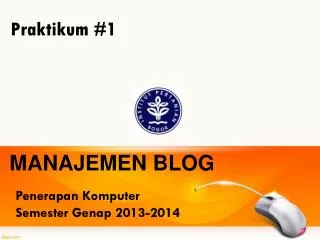 manajemen blog