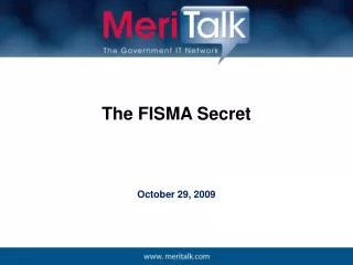 The FISMA Secret