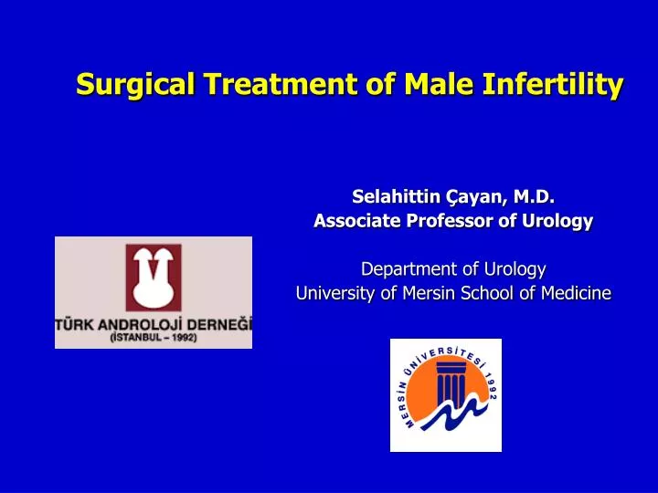 surgical treatment of male infertility