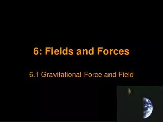 6: Fields and Forces