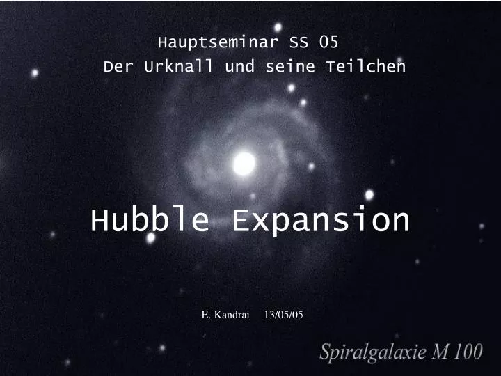 hubble expansion
