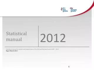 Statistical Manual
