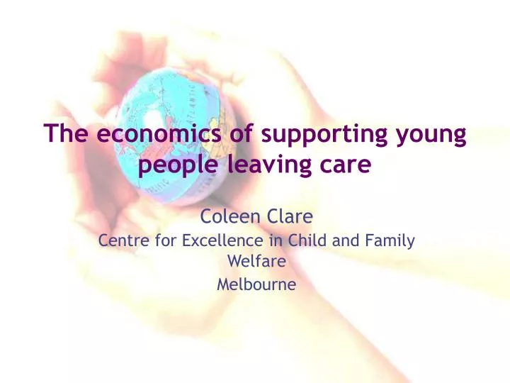 the economics of supporting young people leaving care