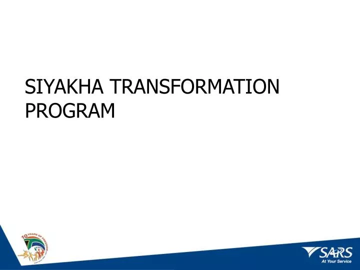 siyakha transformation program