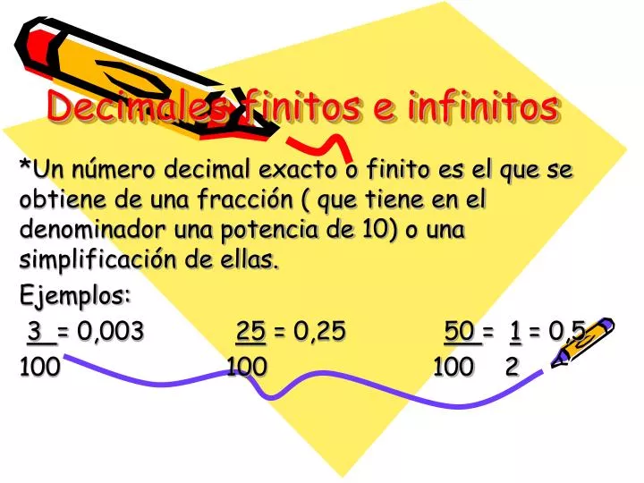 decimales finitos e infinitos