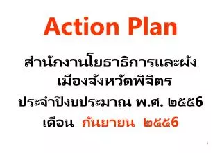 action plan