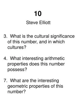 3. What is the cultural significance of this number, and in which cultures?