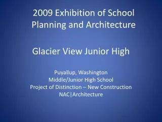 Glacier View Junior High