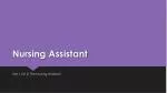 Nursing Assistant - slide 1